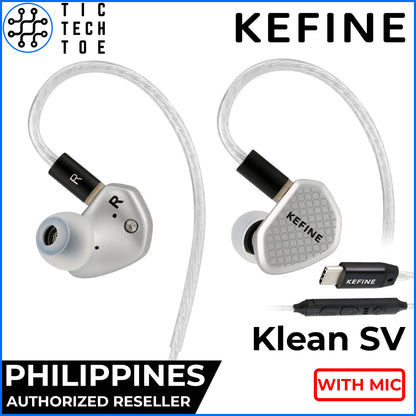 Kefine Klean SV Dynamic Driver Adjustable Tuning Nozzle Metal Shell Wired In-Ear Monitor Earphones