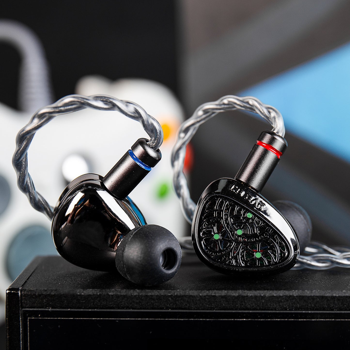 KBEAR Tourbillon X TB-X Carbon Fiber Diaphragm IEM Dynamic Driver Detachable Cable Wired Earphones
