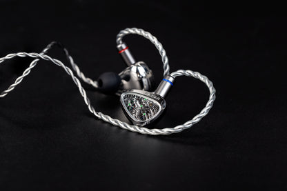 KBEAR Tourbillon X TB-X Carbon Fiber Diaphragm IEM Dynamic Driver Detachable Cable Wired Earphones