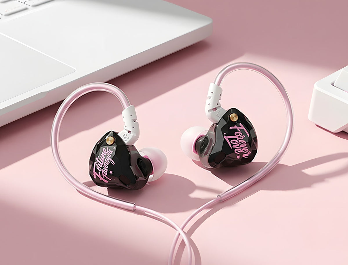 Plextone G32 / G32 II Forever Gaming IEM Dynamic Driver Earphones Wired In-Line 3.5mm/USB-C Mic