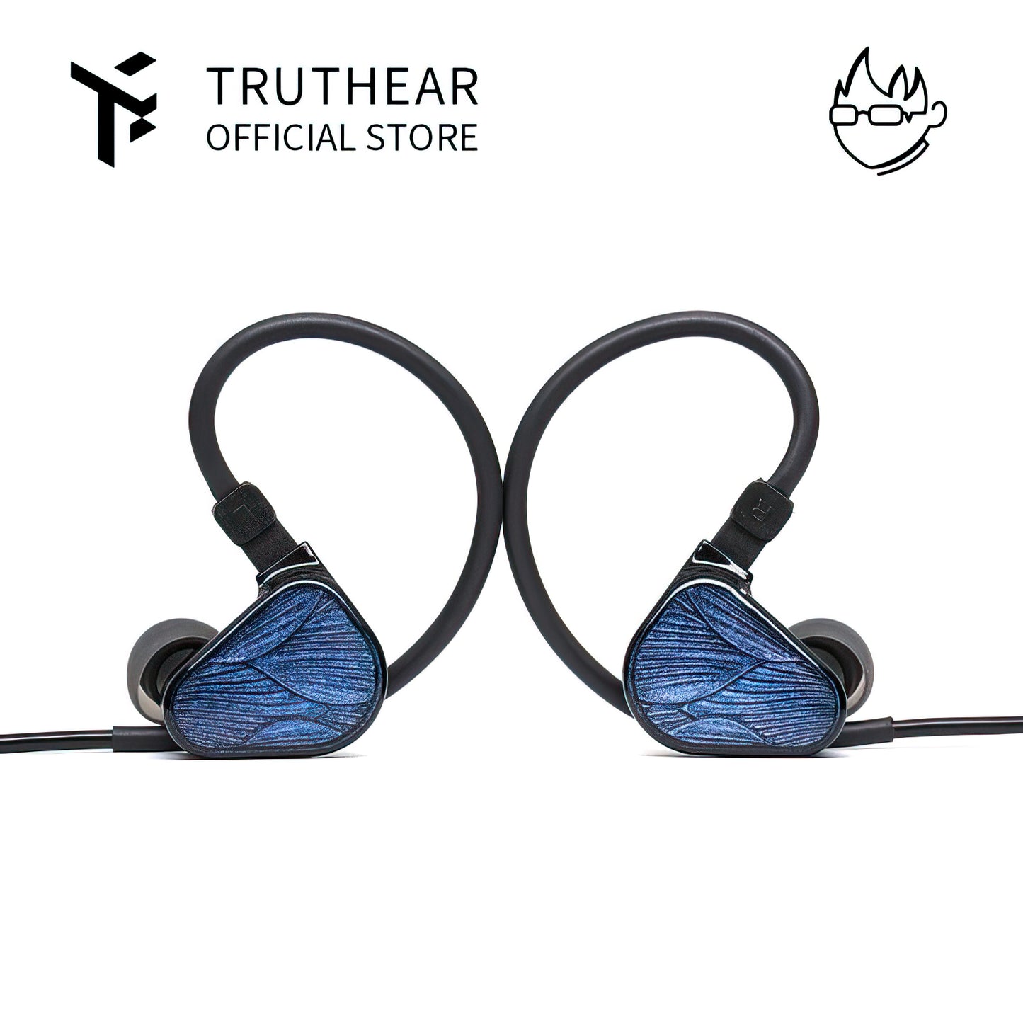 Truthear x Crinacle Zero:BLUE 2 II Dual Dynamic Driver IEM Wired HiFi Earphones In-Ear Monitors