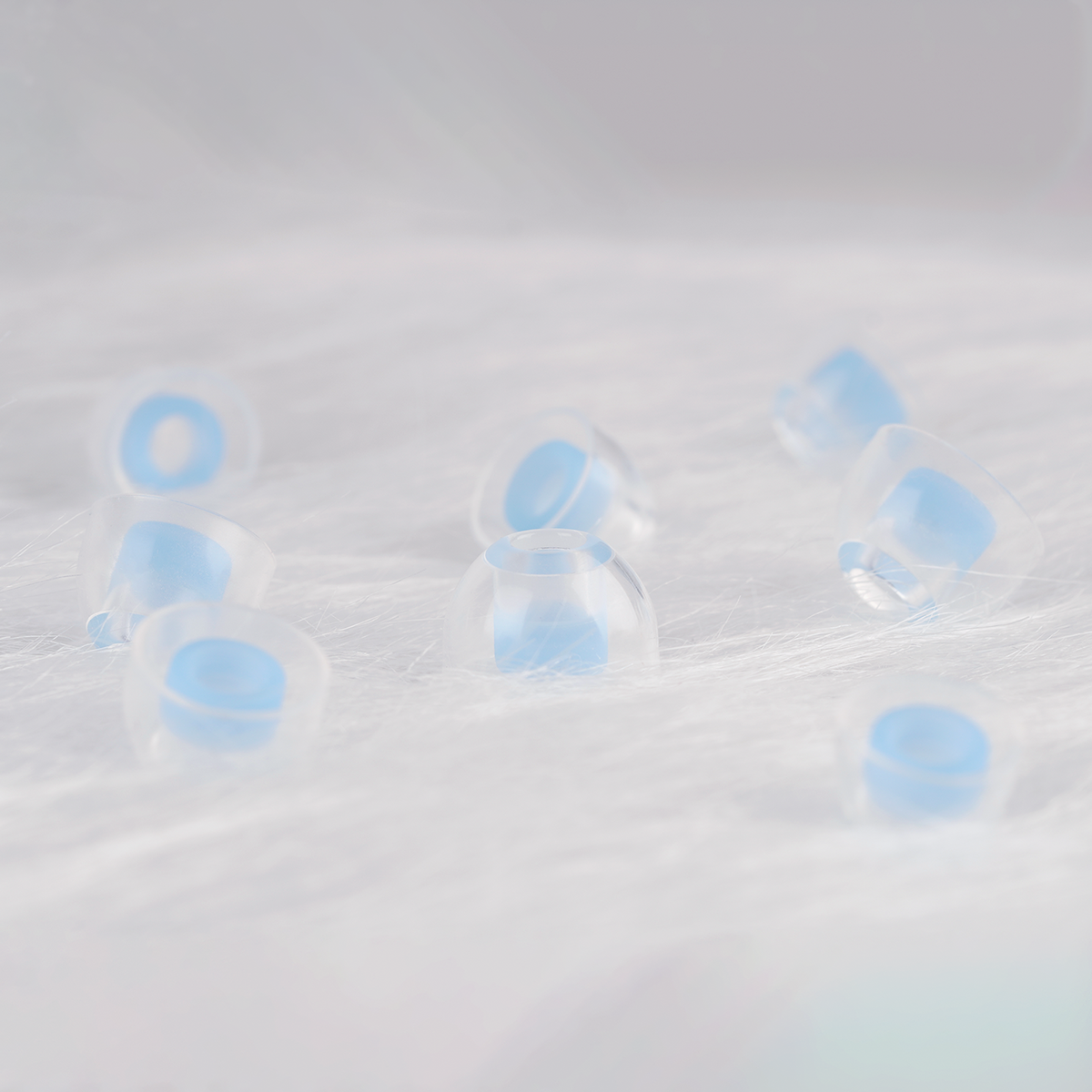 NiceHCK C04 4 Pairs Ergonomic Liquid Silicone Noise Isolating Upgrade Replacement IEM Eartips