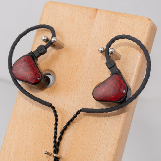 Tic Tech Toe EPS1 Wood Earphone Holder Premium Adjustable Solid Beech Stand for In-Ear Monitors