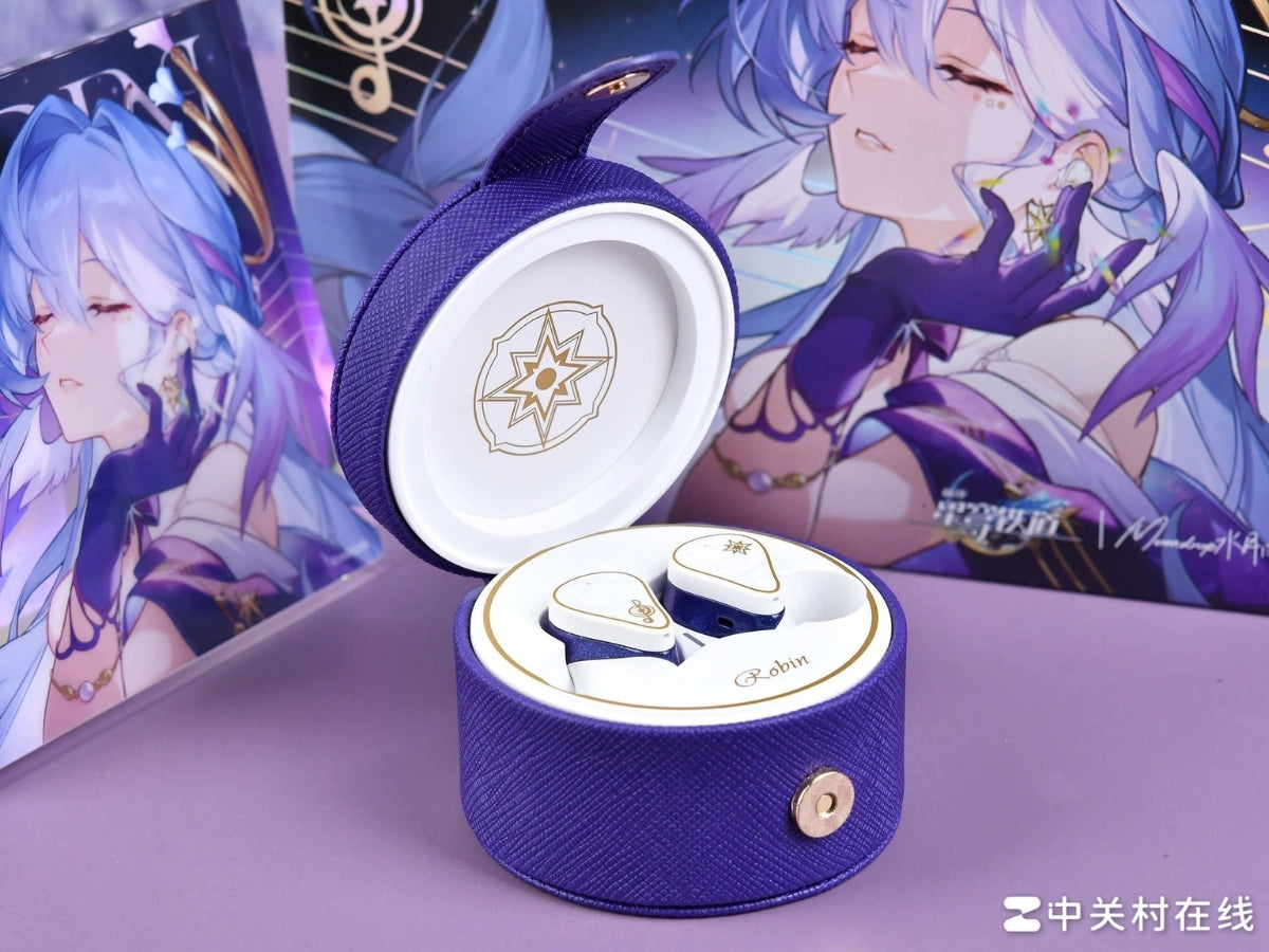 Moondrop x Honkai: Star Rail Robin HiFi True Wireless Earphones Bluetooth 5.4 ANC Wireless Charging