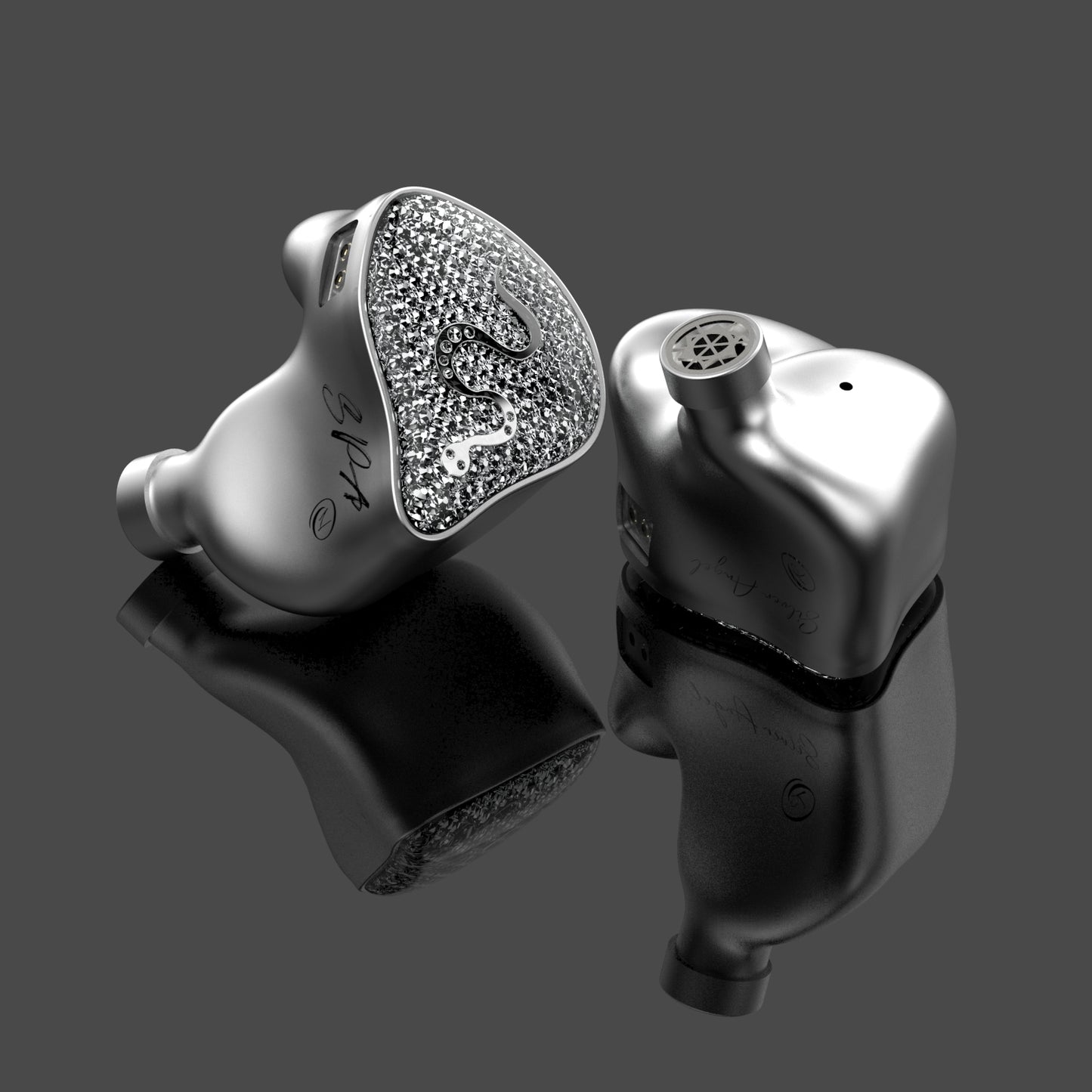 EarAcoustic Audio SPA Hi End Titanium Diaphragm Dynamic Driver IEM Aluminum Wired In-Ear Earphone