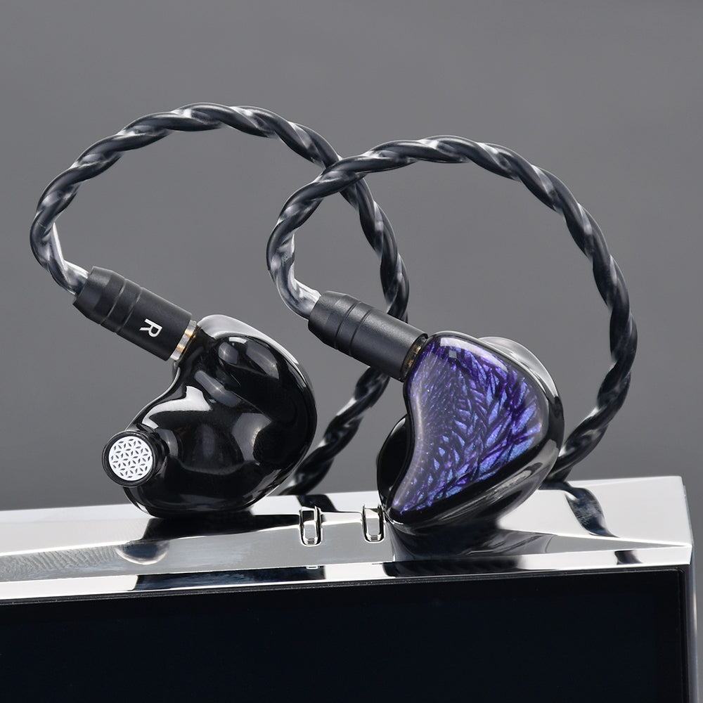 Kinera Celest Wyvern Black HiFi IEM Dynamic Driver Earphones Wired Detachable Cable 3.5mm/USB-C Mic