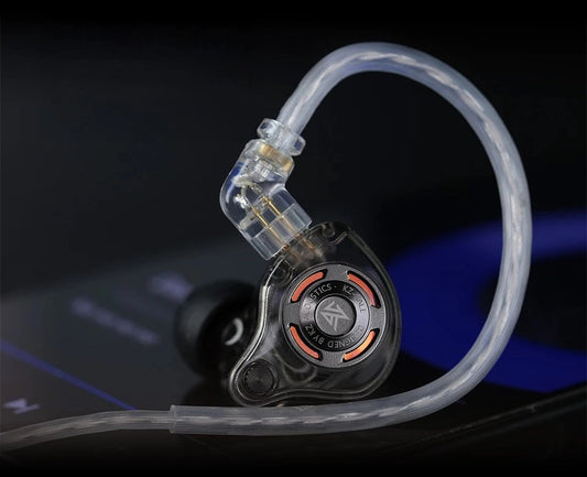 KZ Gale USB-C/3.5mm Gaming Super Linear Dynamic Driver Earphones Detachable Wired Cable IEM with Mic