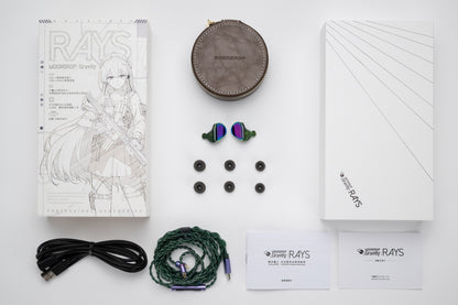 Moondrop RAYS Professional Gaming HiFi Earphones USB-C In-Ear Monitor with AI Noise Cancelling Mic