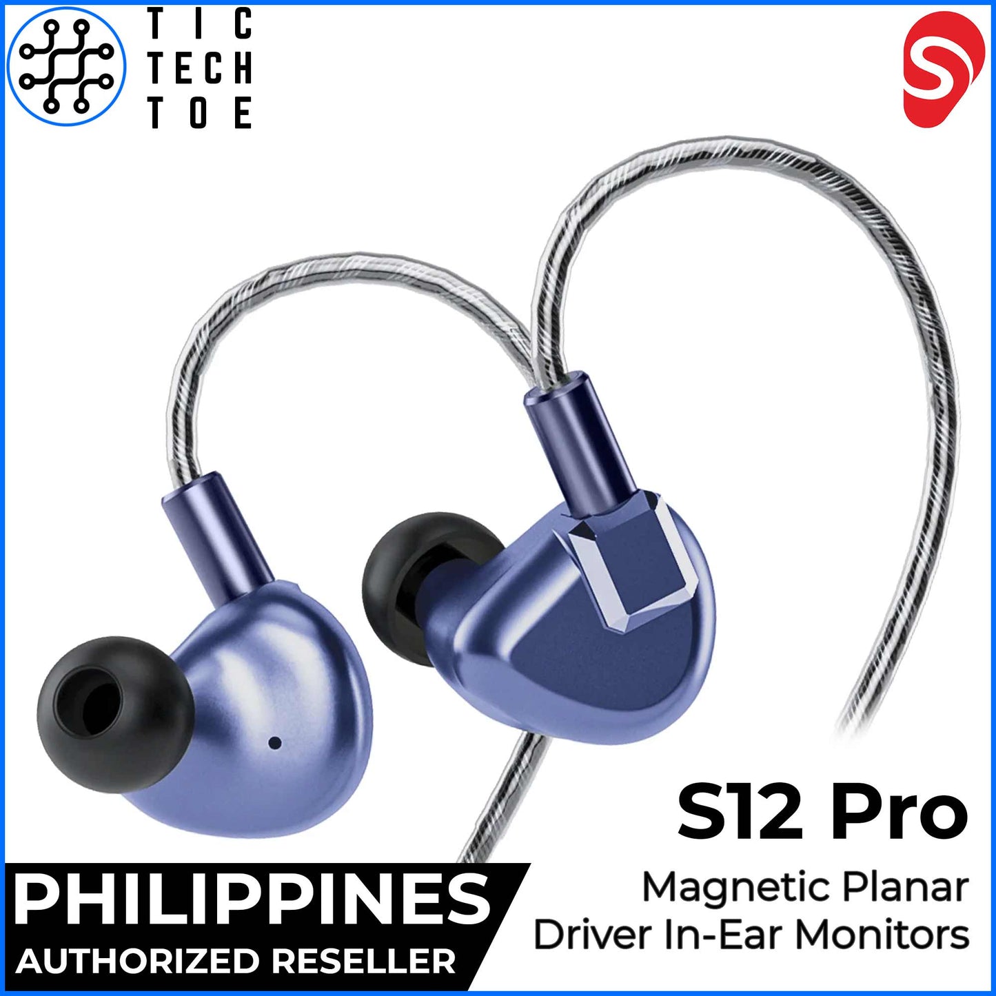 Letshuoer S12 Pro Magnetic Planar Driver Aluminum Shell Swappable Jacks Earphones In-Ear Monitors