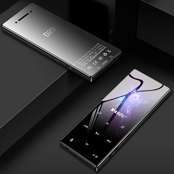 RUIZU D29 Touch Control MP3 Player Wireless BT 5.0/Wired 3.5mm Built-In Memory Portable Audio DAP