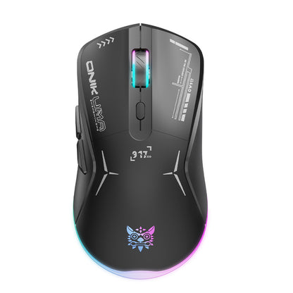 Onikuma CW917 Wired/Wireless USB 2.4GHz RGB Light PC Laptop Gaming Ergonomic DPI Mouse Rechargeable