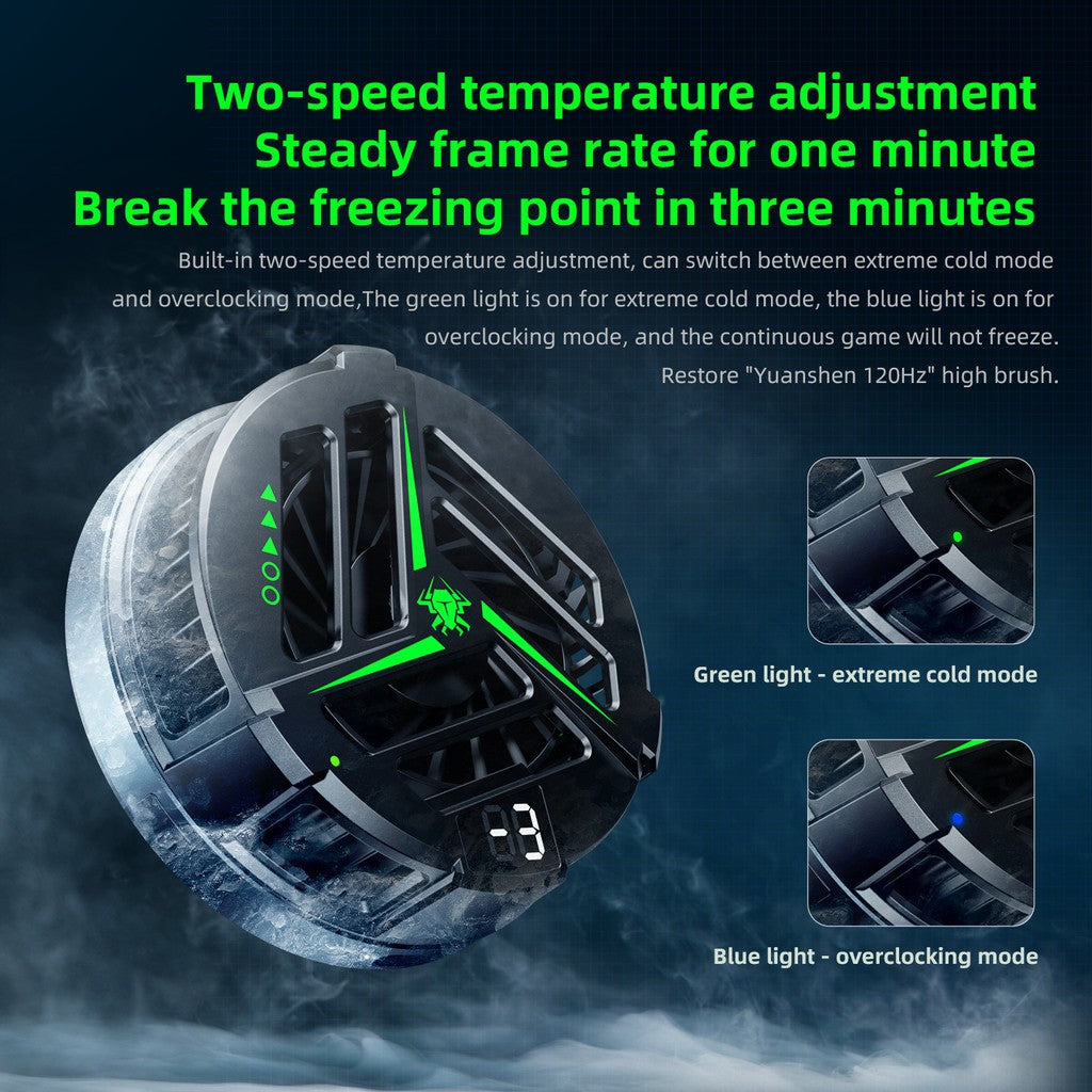 Plextone EX1 Hurricane Turbo Magnetic Universal Mobile Phone Gaming Cooling Fan Heatsink Radiator