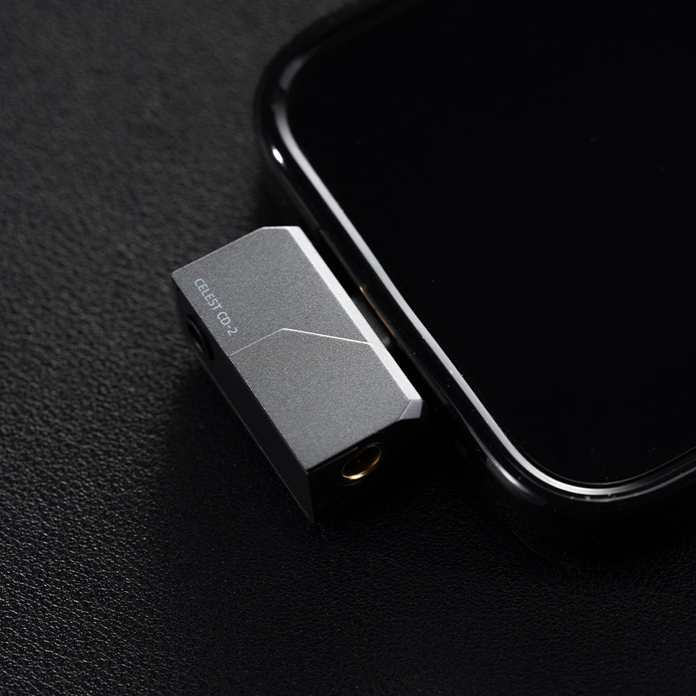 Celest CD-2 Portable DAC USB Type-C to 3.5mm/4.4m CX31993 AMP Earphone Headphone Compact Adapter