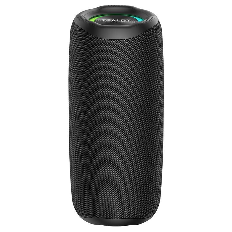 Zealot MP2 20W RGB Light Portable Outdoor IPX5 AUX/USB/Micro SD/Bluetooth 5.4 Rechargeable Speaker