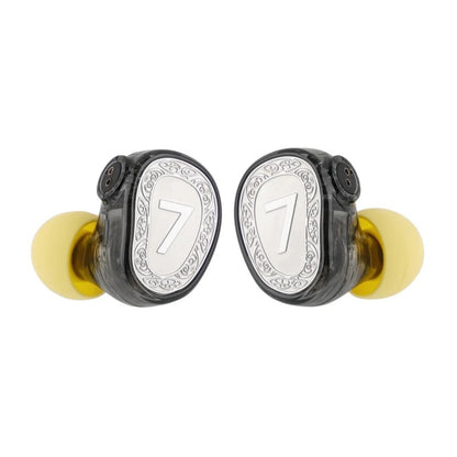 7Hz Elua Ultra Dual Dynamic Audio Driver Detachable Cable Wired In-Ear Monitor Ergonomic Earphones