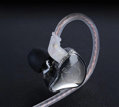 KZ EDC Pro Dynamic Audio Driver Lightweight In-Ear Monitor Detachable Wired Cable Earphones with Mic
