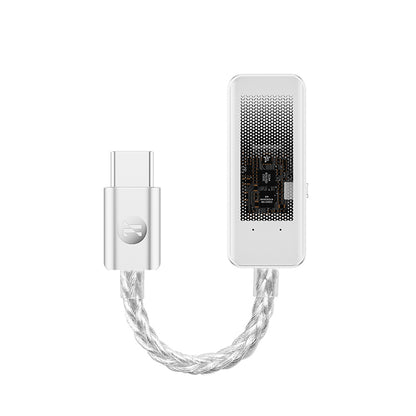 JCALLY JM98 MAX Adjustable EQ/Sampling Flagship USB C to 3.5mm Aluminum Audio DAC/Amp Adapter Cable