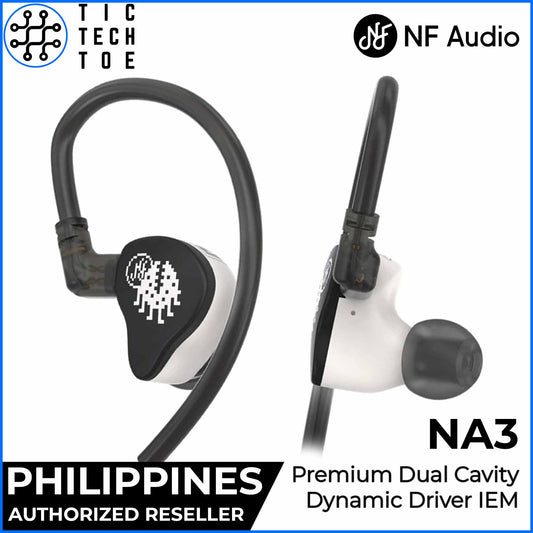 NF Audio NA3 Essentials Dynamic Driver Noise Isolating Detachable Cable IEM In-Ear Earphones