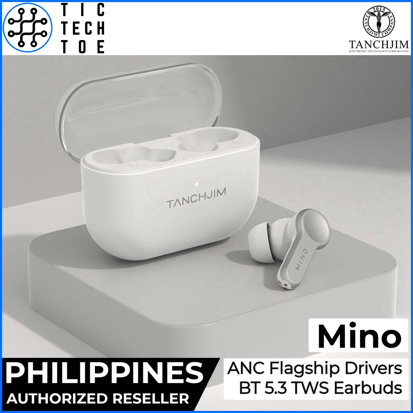 Tanchjim Mino ANC Bluetooth 5.3 IPX4 Waterproof Touch Control Wear Detection True Wireless Earphones