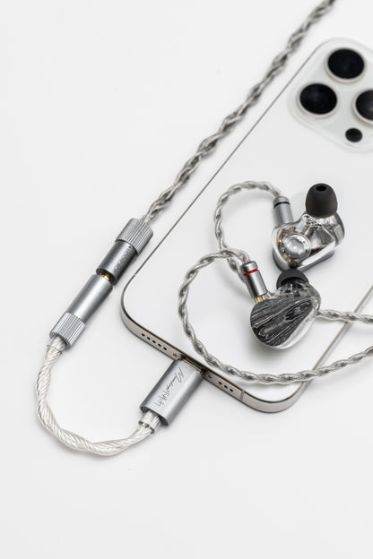 Moondrop Echo-A USB Type-C to 3.5mm with Mic Aluminum 32Bit/384kHz Mini Portable DAC/AMP Adapter