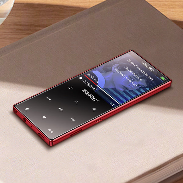 RUIZU D29 Touch Control MP3 Player Wireless BT 5.0/Wired 3.5mm Built-In Memory Portable Audio DAP