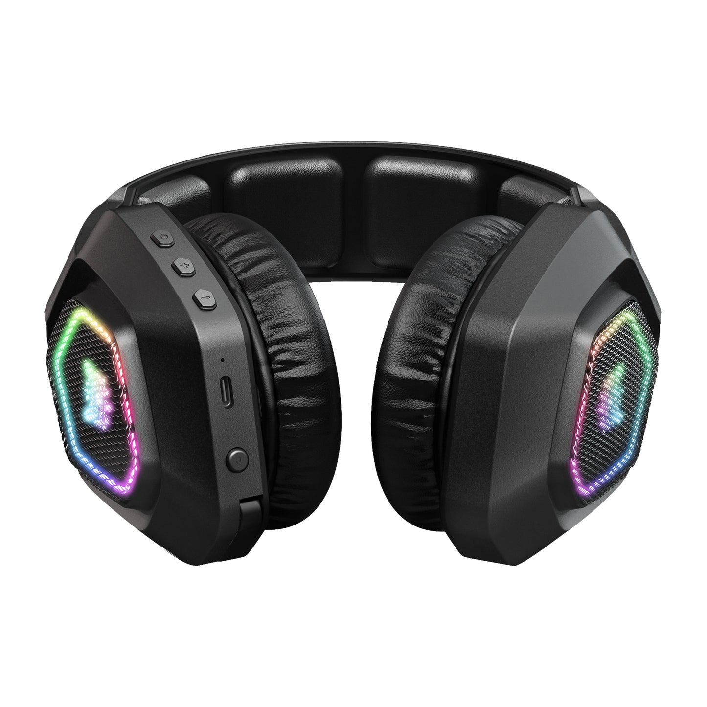 Onikuma B100 Wired + Wireless RGB Headset Bluetooth/2.4GHz USB Noise Cancelling Gaming Headphones