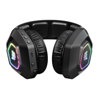 Onikuma B100 Wired + Wireless RGB Headset Bluetooth/2.4GHz USB Noise Cancelling Gaming Headphones