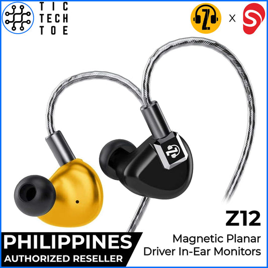 Letshuoer x Z Reviews Z12 Gold Edition Planar Driver Aluminum Shell Zeos Earphones In-Ear Monitors