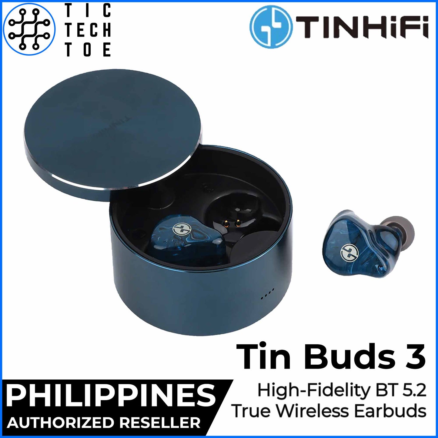 TINHIFI / TIN AUDIO Tin Buds 3 Bluetooth 5.2 True Wireless TWS Audiophile HiFi Earphones