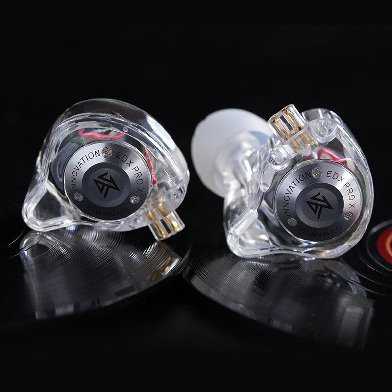 KZ EDX Pro X Upgraded Dynamic Driver Earphones Detachable Wired Cable IEM with Mic and Music Control