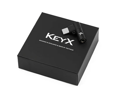 Truthear KeyX CS43131 HiFi Right-Angled 3.5mm to USB-C Portable Audio DAC/Amplifier Gaming Adapter