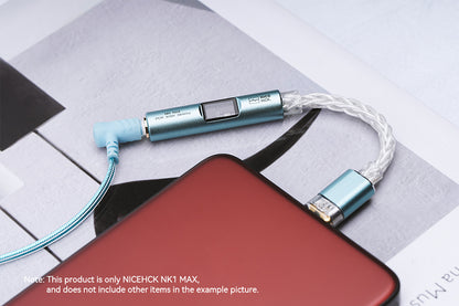NiceHCK NK1 MAX USB Type C to 3.5mm Portable Aluminum Dongle CX31993 DAC/Amp Cable Adapter