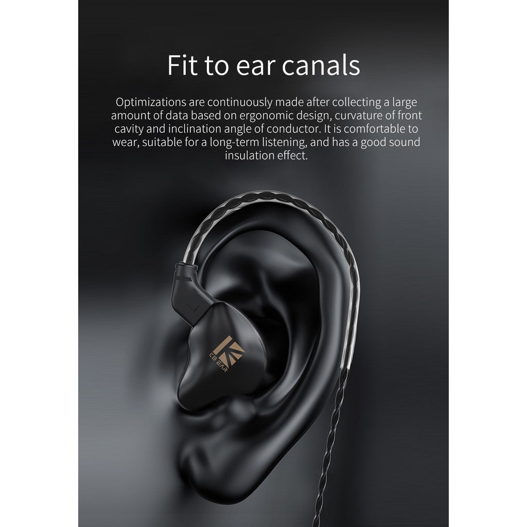 KBEAR KS1 Dual Magnetic Circuit Dynamic Driver Earphones