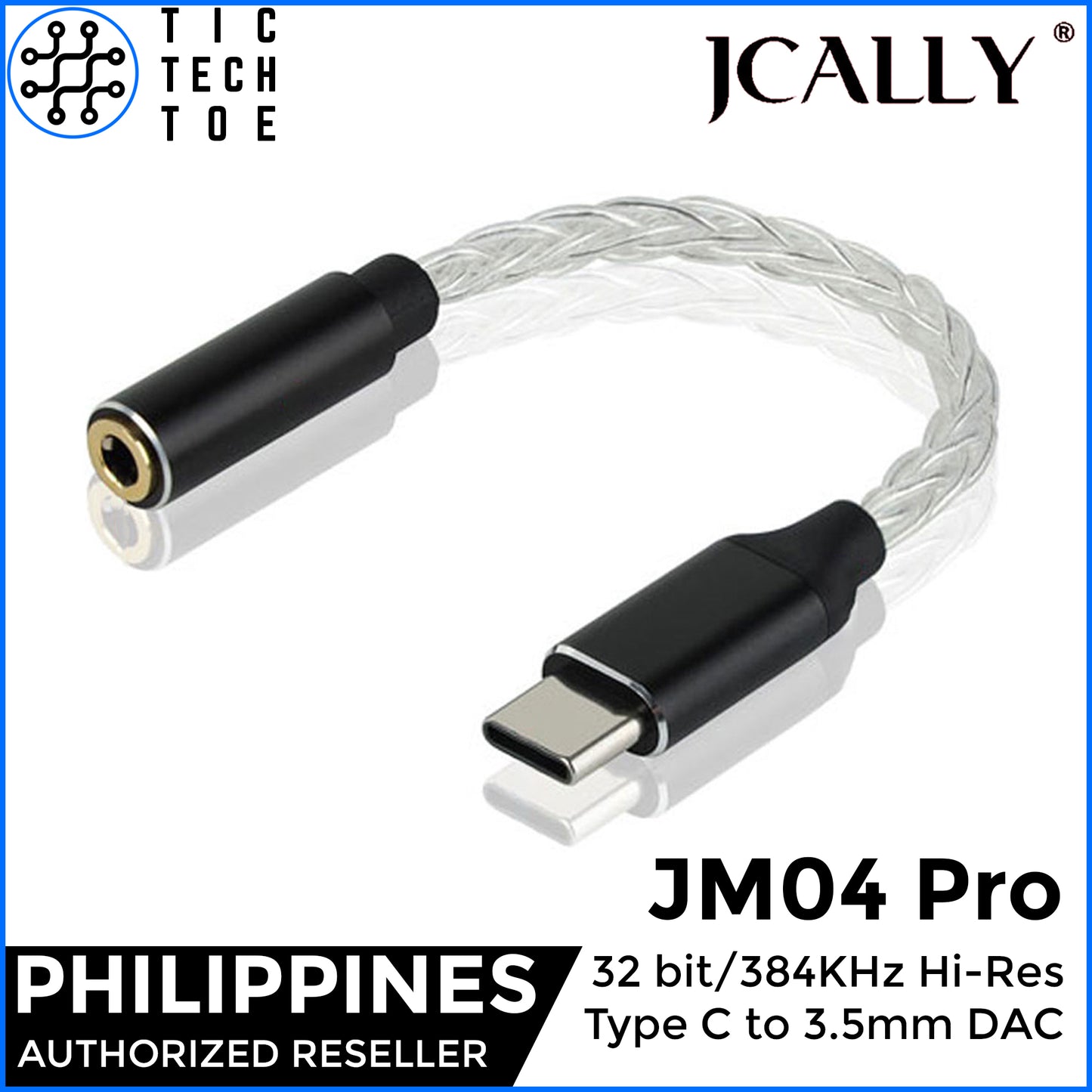 JCALLY JM04 Pro Type C to 3.5mm HiFi DAC/Amp Adapter