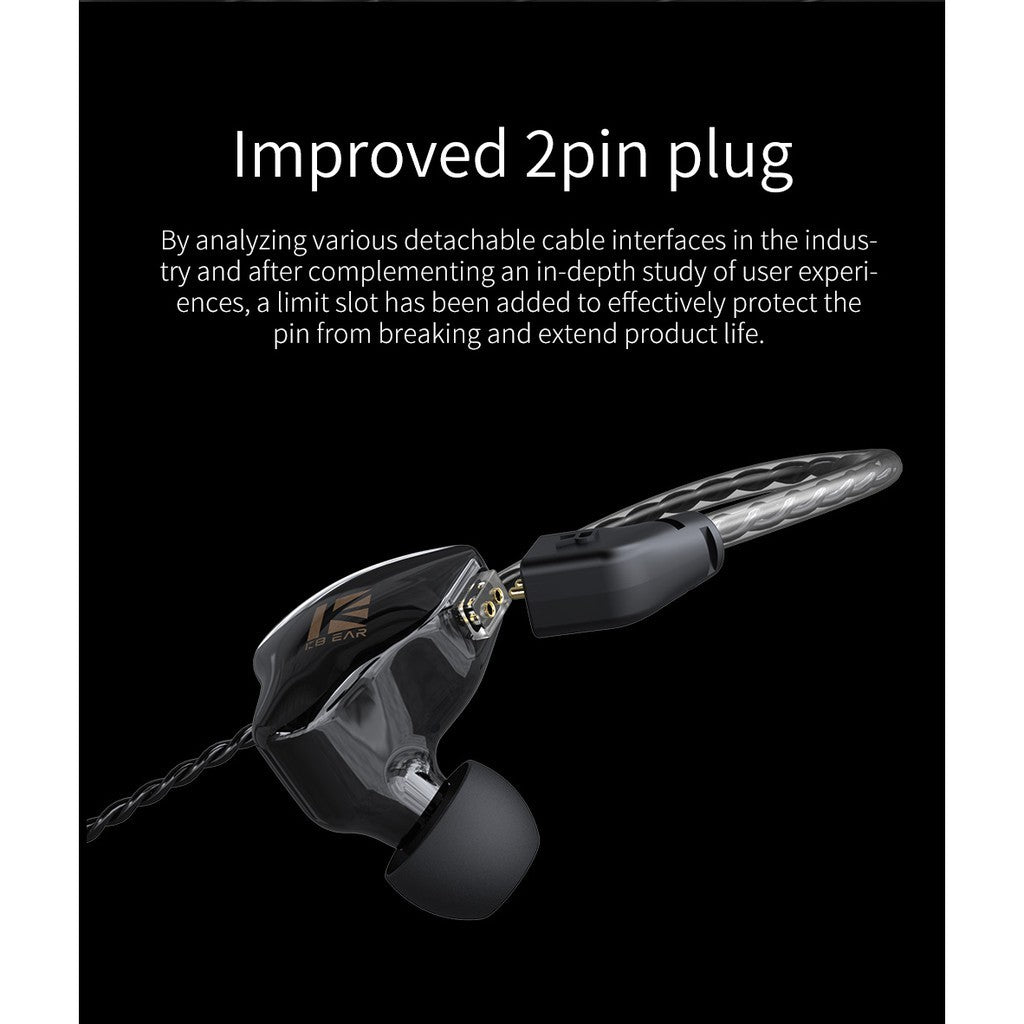 KBEAR KS1 Dual Magnetic Circuit Dynamic Driver Earphones