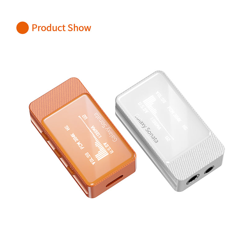 JCALLY Galaxy SONATA DAC LCD Display Dual CS43198 HiFi USB A/C to 3.5/4.4mm Audio Amp Adapter Cable
