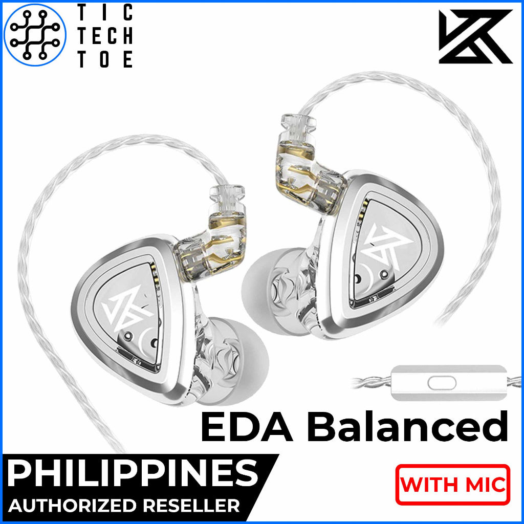 KZ EDA Balanced Edition Dynamic Driver IEM Earphones with Mic