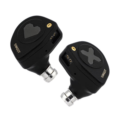 SIMGOT x HBB EW300 Triple Hybrid DD+PZT+Planar Driver Metal Shell Detachable Cable In-Ear Earphones