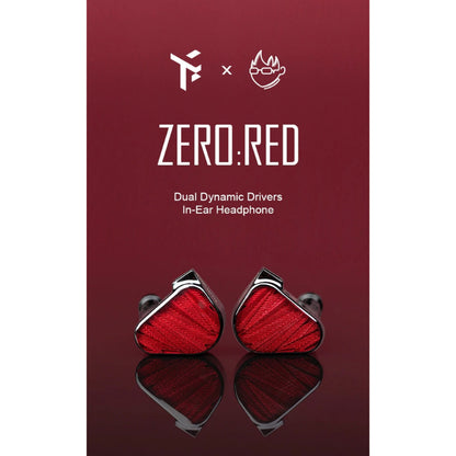 Truthear X Crinacle Zero : RED Dual Dynamic Driver IEM Detachable Cable Earphones In-Ear Monitors